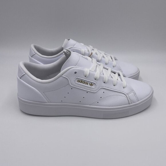 adidas Women's White Sneakers - Picture 1 of 8